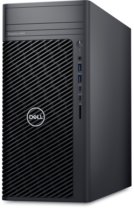 Dell Precision Tower 3680 Intel Core I7 14th Gen 14700 (33mb Cache 20 Cores 28 Threads 2.1ghz To 5.4ghz 65w) 16gb: 2 X 8gb Ddr5 4400mt/s Non-ecc 1tb M.2 2280 Gen 4 Pcie Nvme Ssd Nvidia T1000 4gb 4gb Gddr6 4 Mdp To Dp Adapters500w (80 Plus Platinum) Psu Wi