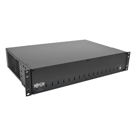 Eaton 16-port Usb Charging Station With Syncing 230v 5v 40a (200w) Usb Charger Output 2u Rack-mount