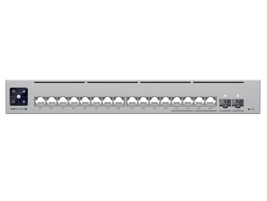 Ubiquiti Unifi Pro Max Switch 16 With 12 Poe 4x 2.5gbps Poe++ 180w | Usw-pro-max-16-poe