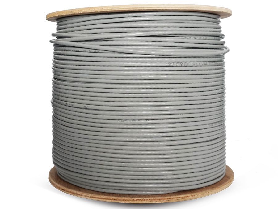 Scoop 500m Drum Cat6 Cca Grey Utp Cable