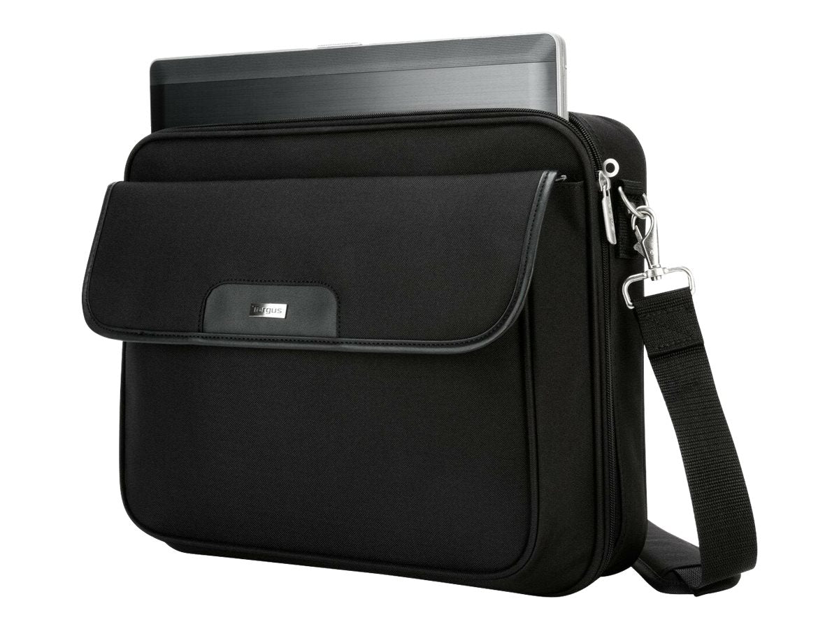 Targus Bag Classic Clamshell Case 15.4 16 Nylon With Koskin Trim Black 1.2 Kg Limited Lifetime Warranty